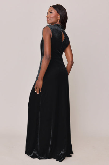 Beck Velvet Dress | Made To Order | Black