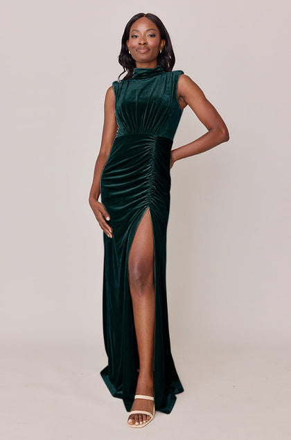 Beck Velvet Dress | Made To Order | Emerald