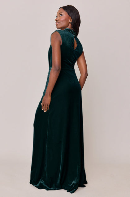 Beck Velvet Dress | Made To Order | Emerald