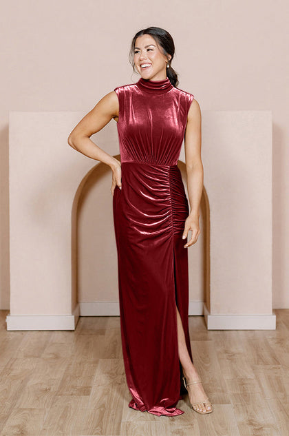 Beck Velvet Dress | Made To Order | Romantic Rose