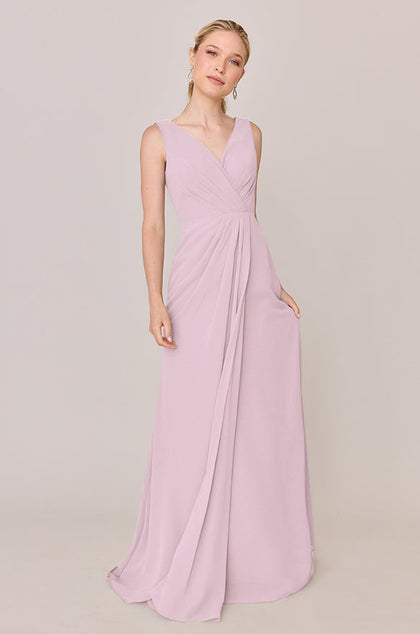 Blair Chiffon Dress | Made To Order | Baby Pink