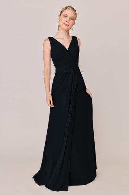 Blair Chiffon Dress | Made To Order | Black