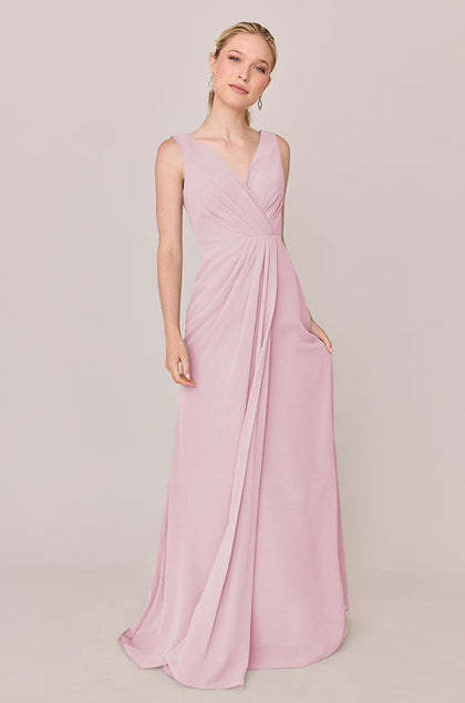 Blair Chiffon Dress | Made To Order | Blush Pink