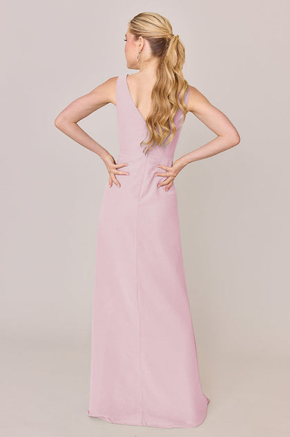 Blair Chiffon Dress | Made To Order | Blush Pink