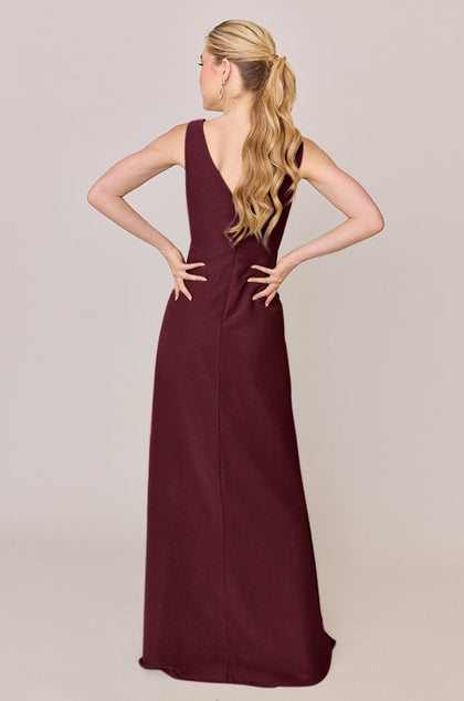 Blair Chiffon Dress | Made To Order | Cabernet