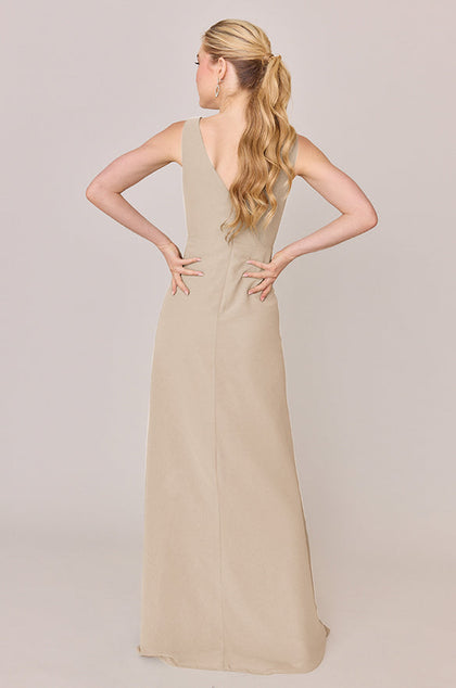 Blair Chiffon Dress | Made To Order | Champagne