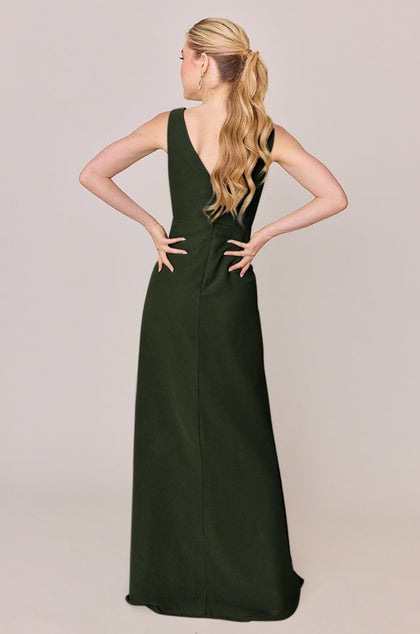 Blair Chiffon Dress | Made To Order | Deep Olive
