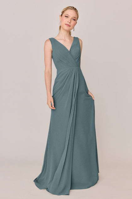 Blair Chiffon Dress | Made To Order | Eucalyptus