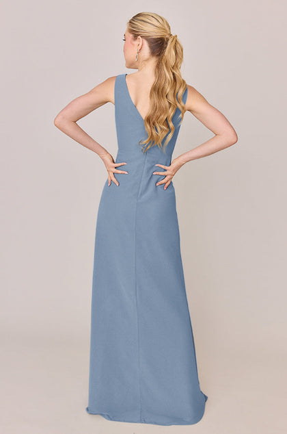 Blair Chiffon Dress | Made To Order | French Blue