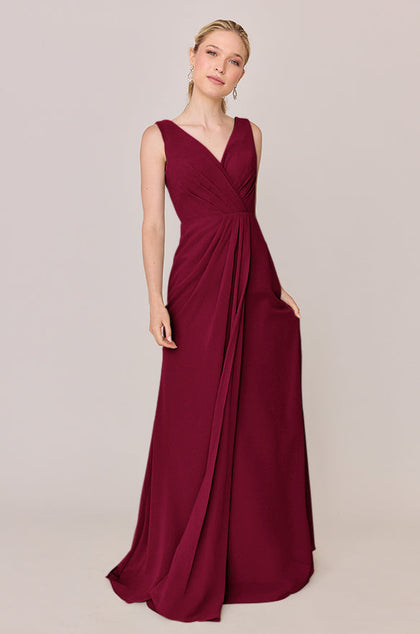 Blair Chiffon Dress | Made To Order | Marsala