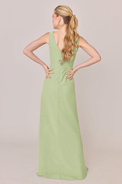 Blair Chiffon Dress | Made To Order | Matcha