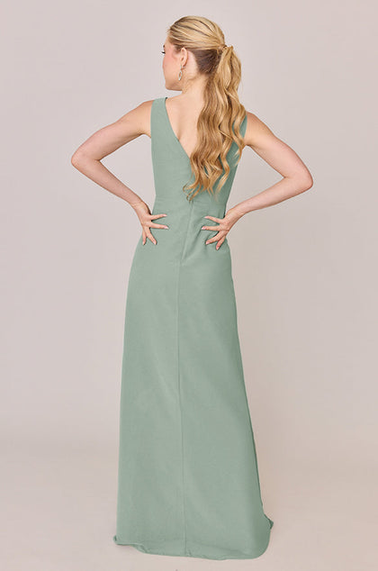 Blair Chiffon Dress | Made To Order | Sage