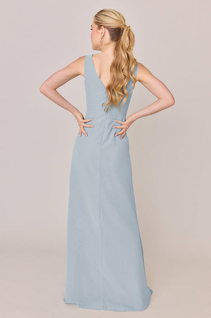 Blair Chiffon Dress | Made To Order | Sky Blue