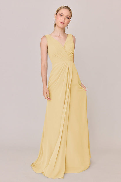 Blair Chiffon Dress | Made To Order | Yellow