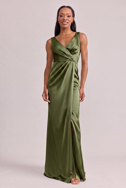 Blair Satin Dress | Made To Order | Fern