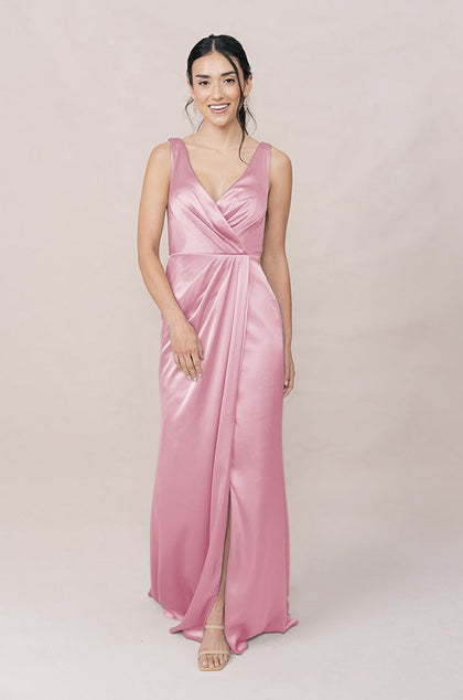 Blair Satin Dress | Made To Order | Perfect Pink