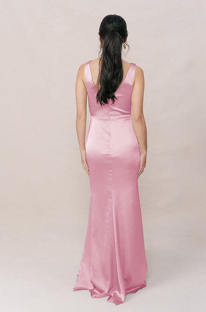 Blair Satin Dress | Made To Order | Perfect Pink