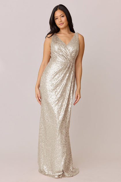 Blair Sequin Dress | Made To Order | Champagne Gold