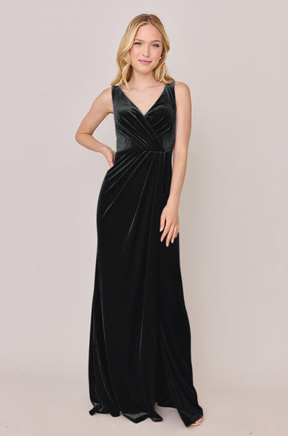 Blair Velvet Dress | Made To Order | Black