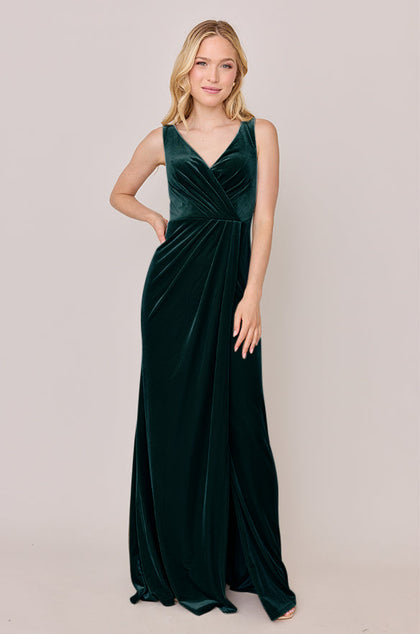 Blair Velvet Dress | Made To Order | Emerald