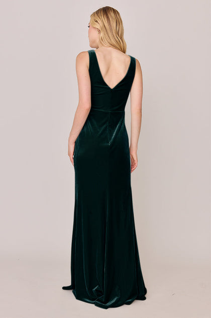 Blair Velvet Dress | Made To Order | Classic Emerald