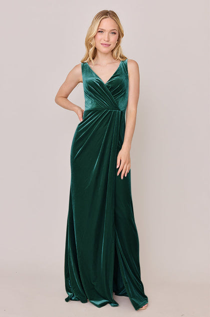 Blair Velvet Dress | Made To Order | Emerald