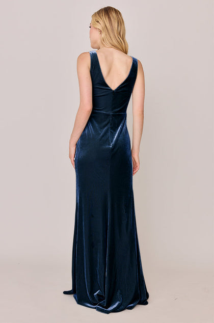 Blair Velvet Dress | Made To Order | Royal Blue