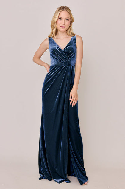 Blair Velvet Dress | Made To Order | Royal Blue