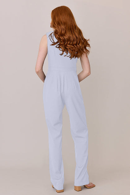 Blake Crepe Jumpsuit | Periwinkle