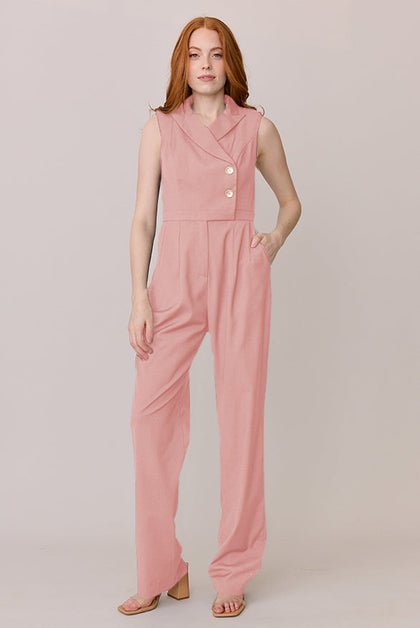 Blake Crepe Jumpsuit | Made To Order - Rosette