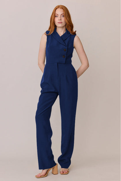 Blake JumpSuit | Made To Order - Blue