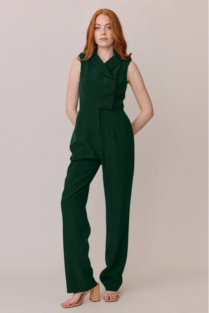 Blake JumpSuit | Made To Order - Emerald