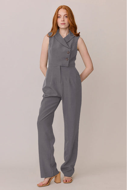 Blake JumpSuit | Made To Order - Gray