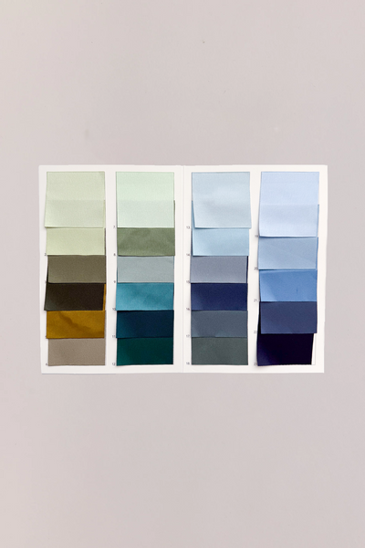 Blues and Greens Satin