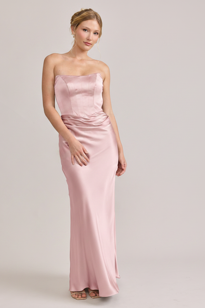 Blythe Satin Dress | Made To Order | Blushing Bride