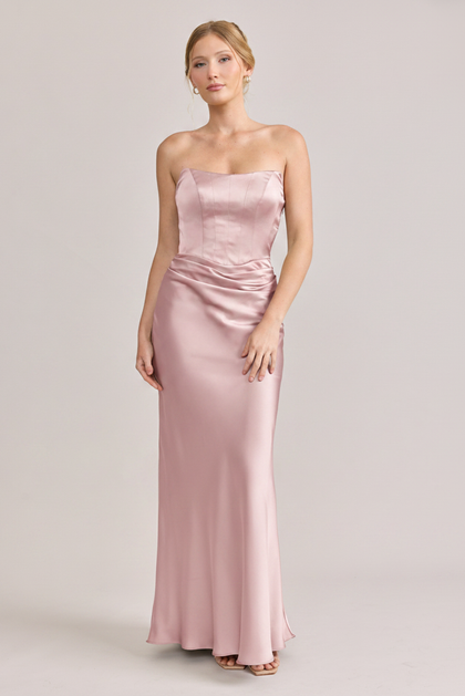 Blythe Satin Dress | Made To Order | Blushing Bride