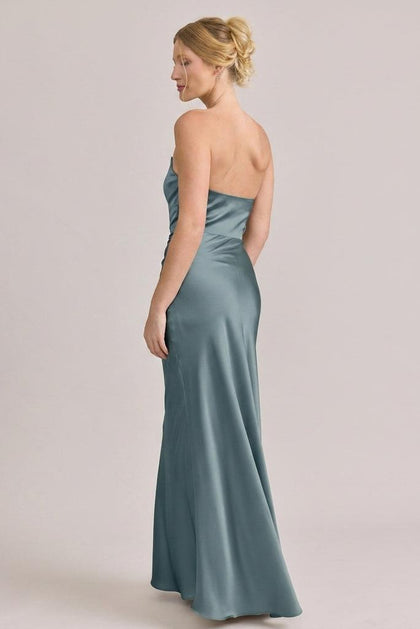 Blythe Satin Dress | Made To Order | Eucalyptus