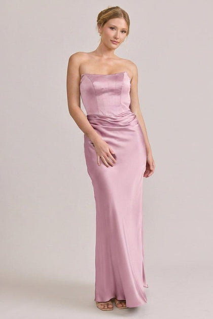 Blythe Satin Dress | Made To Order | Perfect Pink