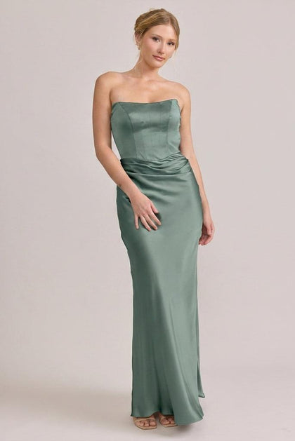 Blythe Satin Dress | Made To Order | Rosemary