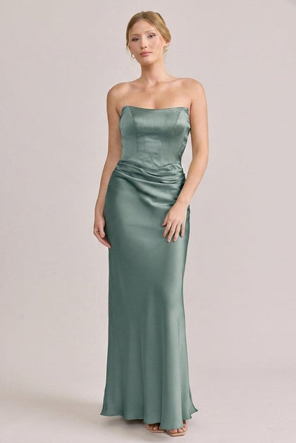 Blythe Satin Dress | Made To Order | Rosemary