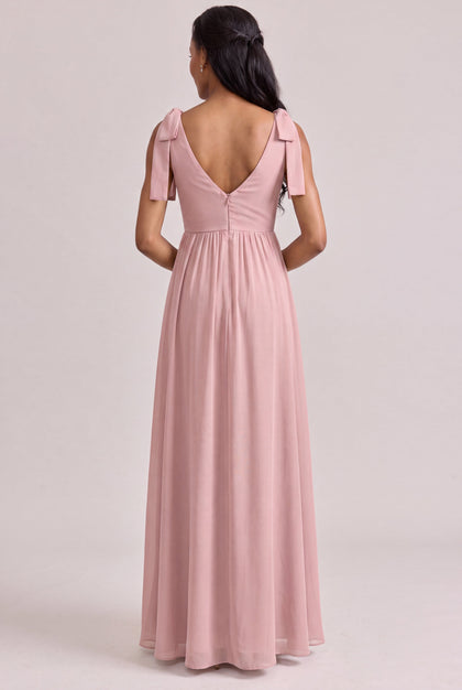 Bowie Chiffon Dress | Made To Order | Blushing Bride