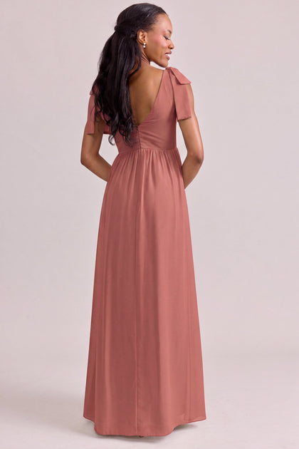 Bowie Chiffon Dress | Made To Order | Desert Rose