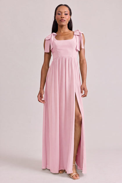 Bowie Chiffon Dress | Made To Order | Perfect Pink