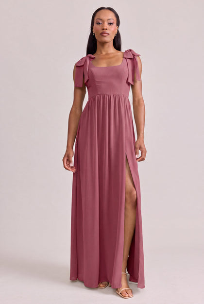 Bowie Chiffon Dress | Made To Order | Rosewood