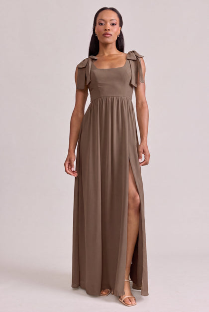Bowie Chiffon Dress | Made To Order | Truffle