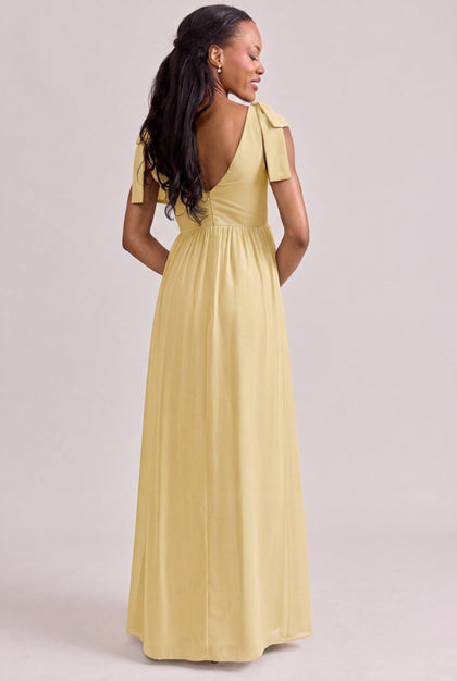 Bowie Chiffon Dress | Made To Order | Yellow