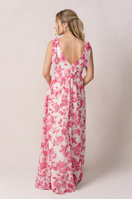 Model: Britt; Size: 4; Color: Hot Pink Garden