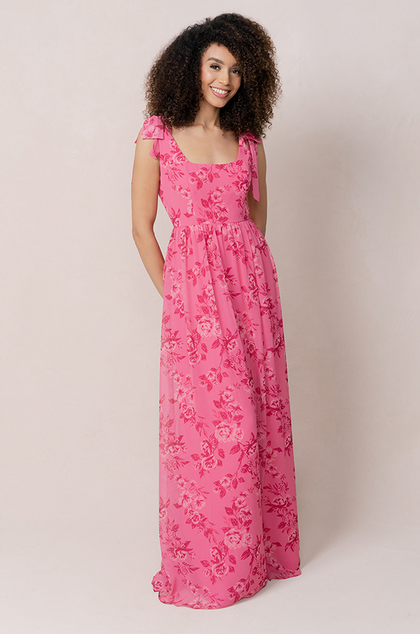 Model: Brinkley; Size: 4; Color: Malibu Pink Bouquet