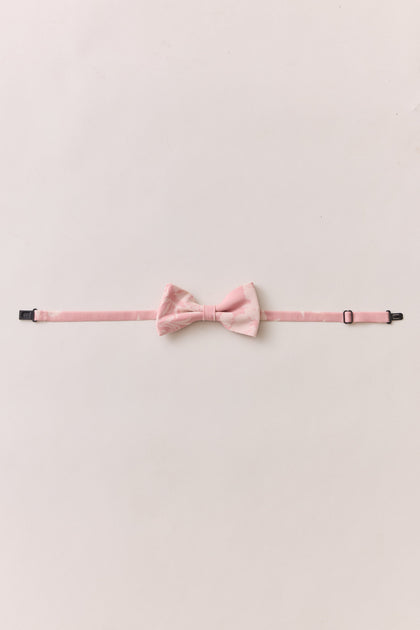 Chiffon Floral Print Bowtie | Made To Order | Blush Bouquet