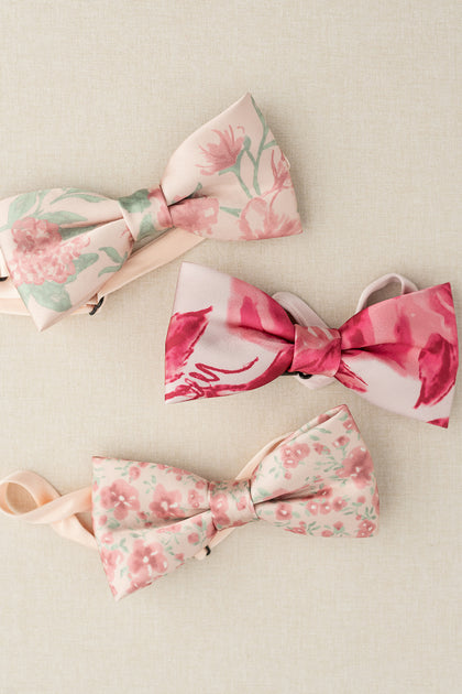 From Top to Bottom: Blushing Bride Bouquet, Hot Pink Garden, Blushing Bride Posey